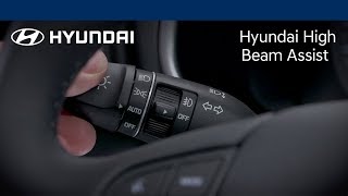 High Beam Assist Explained  Hyundai [upl. by Madlen33]