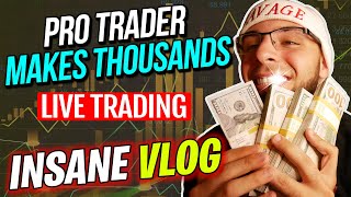 Forex Trading Vlog  Live Trading In A Lamborghini amp INSANE PROFITS MUST WATCH [upl. by Yelda873]