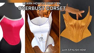 Detailed video on HOW TO DRAFT AN OVERBUST CORSET [upl. by Janeen951]