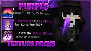 The BEST Purple Texture Packs For Bedwars 189 PvP [upl. by Suiram214]