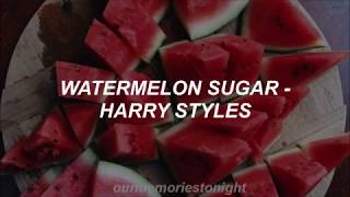 harry styles  watermelon sugar  lyrics [upl. by Anela605]