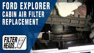 How to Replace Cabin Air Filter 2011 Ford Explorer  AQ1153 [upl. by Zaragoza181]