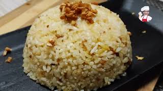 GARLIC FRIED RICE RECIPE QUICK AND EASY [upl. by Amabel]