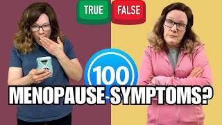 50 Symptoms peri amp menopause may be causing in 4 minutes Menopause signs [upl. by Dnalkrik923]