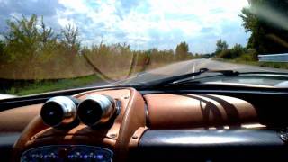 Pagani Huayra brutal acceleration [upl. by Ztnaj]