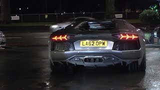 Lamborghini Aventador Hits REV LIMITER [upl. by Merrie]