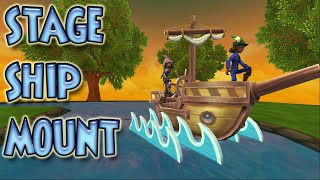 Wizard101 🚣STAGE SHIP Mount Review [upl. by Jarrow28]