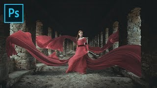 Photoshop Fabric Effect  Photo Manipulation Tutorial [upl. by Nhguavaj]