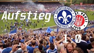 SV Darmstadt 98 VS St Pauli  Lilien Aufstieg 2015 24052015 Die Heiner feiern [upl. by Aziza]