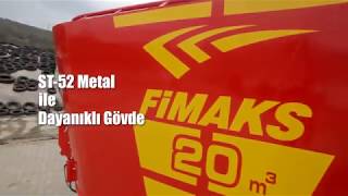 FIMAKS 20 M3 DİKEY ÇİFT HELEZON YEM KARMA MAKİNESİ  20 M3 DOUBLE AUGER VERTICAL MIXER FEEDER [upl. by Vinaya]