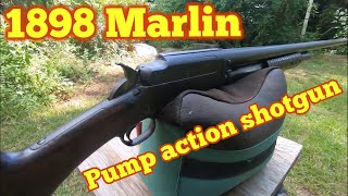 1898 Marlin pump action shotgun patented in1894 [upl. by Mettah722]