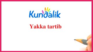 Yakka tartib kundalikcom [upl. by Starbuck]