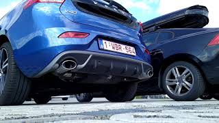 2019 Volvo V40 T3 Cold Start  Tuned Heico exhaust [upl. by Anirbed65]