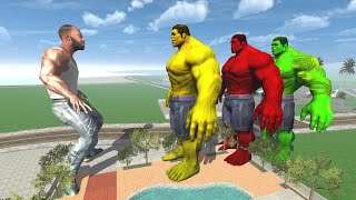 Franklin Stealing All Hulk Suits  INDIAN BIKES DRIVING 3D [upl. by Donelle711]