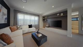 Feature Home Design  Vantage 38 Leppington NSW  Metricon [upl. by Kciredor]