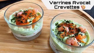 VERRINE AVOCAT CREVETTE 🍤🥑 [upl. by Hedveh]