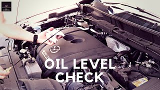 Mazda CX5  How To Check The Engine Oil Level [upl. by See]