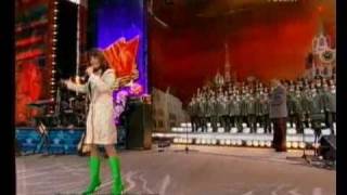 Королёва  Три танкиста 9 мая 2008 russian military march music [upl. by Enelegna]