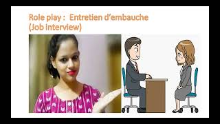 Role play  Entretien d’embauche Job interview [upl. by Swiercz]