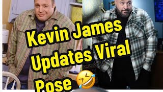 Kevin James Recreates Viral Pose 🤣 reactionvids funnycomments [upl. by Aseen]