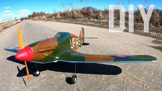 How to make Hawker Hurricane RC Plane DIY [upl. by Arakahs]