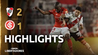 RIVER PLATE vs INTERNACIONAL  HIGHLIGHTS  CONMEBOL LIBERTADORES 2023 [upl. by Nahsar]