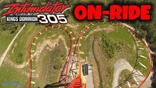 Intimidator 305 Onride Front Seat HD POV Kings Dominion [upl. by Innoj263]