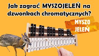 MYSZOJELEŃ 🎶  Dzwonki chromatyczne cymbałki  Instrumental cover amp tutorial [upl. by Arihsay]