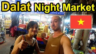 Dalat Night Market Tour Vietnam 🇻🇳 [upl. by Casaleggio]