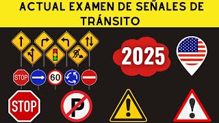 2024 EXAMEN DE SEÑALES DE TRÁNSITO Señales de Tráfico en US Licencia de Conducir [upl. by Ssenav]