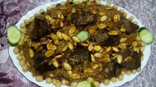 كبسة اللحم من المطبخ السعودي  بالرز المصري Meat Kabsa from the Saudi kitchen [upl. by Treva]