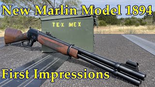 New Production Marlin 1894 Review and Range Time [upl. by Inattirb560]