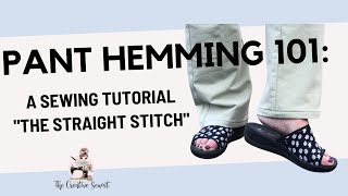 How to Hem Pants by Hand  Step by Step [upl. by Larimor479]