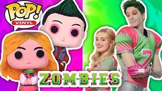 ZOMBIES Disney Channel hacemos a ZED y ADDISON en FUNKO POP Juguetes y Transformaciones Fantásticas [upl. by Kinchen998]