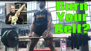 Fitness Myth Weightlifting Belts Why I DONT Use a Lifting Belt [upl. by Frere]