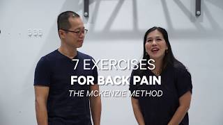 7 Exercises for Back Pain Using the McKenzie Method [upl. by Tacy]