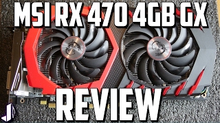 MSI RX 470 4GB Gaming X Review [upl. by Charisse]