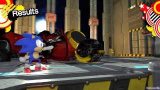 Sonic Generations PS3  Part 7  Boss 1 Death Egg Robot [upl. by Lacagnia]