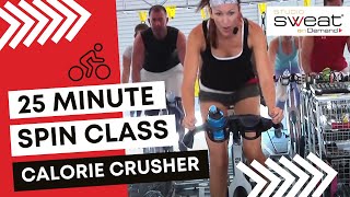 Under 30 Minute Spin Class  Cardio CALORIE CRUSHER  FREE Online Spin® Class [upl. by Purvis644]