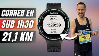 Descubre Cómo CORRER en SUB 1h30 en MEDIA MARATÓN  ✅ [upl. by Luby]