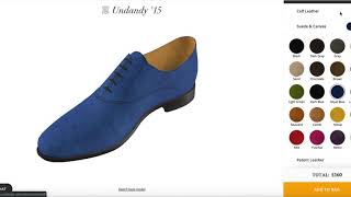 Threedium  3D Shoes Configurator  Undandy [upl. by Croom]