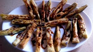 Berenjenas fritas con miel de caña [upl. by Heathcote]