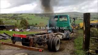 DAF 45 150  Cummins 6BT  Turning up the boost [upl. by Areip]