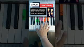 Clocks  Piano Tutorial EASY Piano Fácil ColdPlay [upl. by Inanuah138]