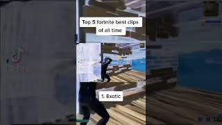 Top 5 fortnite best clips of all time 😱😨 fortniteclips fortnite [upl. by Aicilif]