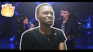 Shawn Mendes ft Camila Cabello I Know What You Did Last Summer LIVE on James Corden  REACTION [upl. by Hazrit]