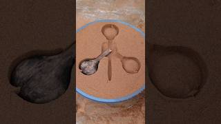 Metal Casting EP 731  molding  Making brush and spoon molding  metal making  Experiment [upl. by Giusto701]