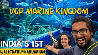 VGP Marine Kingdom Chennai  2022 Updates  Indias 1st Underwater Aquarium  Perfect Weekend trip [upl. by Aidin]