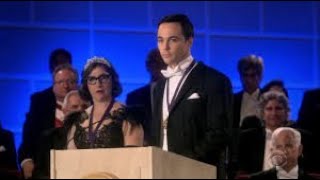 The Big Bang Theory  Amy and Sheldon Nobel Speech Full [upl. by Tosch]