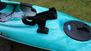 Kayak Rod Holder Mounting [upl. by Ellehciram]